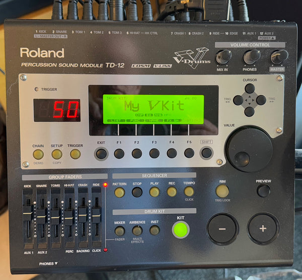 Roland V-Drum Kit TD-12 Spezial kaufen gebraucht occasion musikbörse ricardo.ch